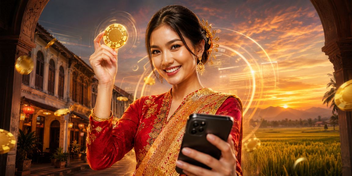Pemain menggunakan telefon pintar untuk bermain permainan meja kasino di Kedah