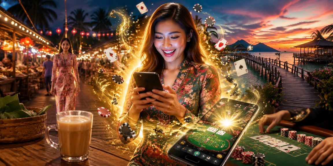 Pemain menikmati permainan kad baccarat di Sabah dengan suasana kasino moden
